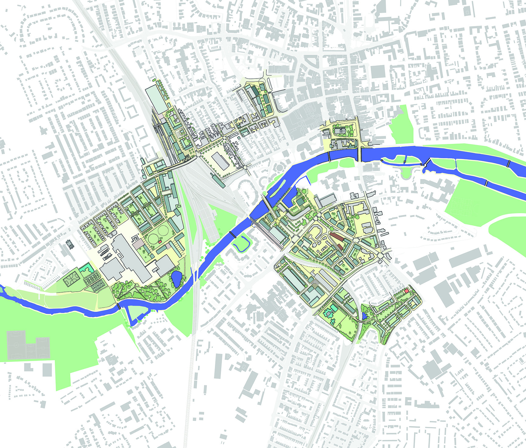 Bedford Town Centre Masterplan Allies And Morrison   PRO 17035 Bedford 02 Illustrative MP 2023 10 16 142022 Fuio 