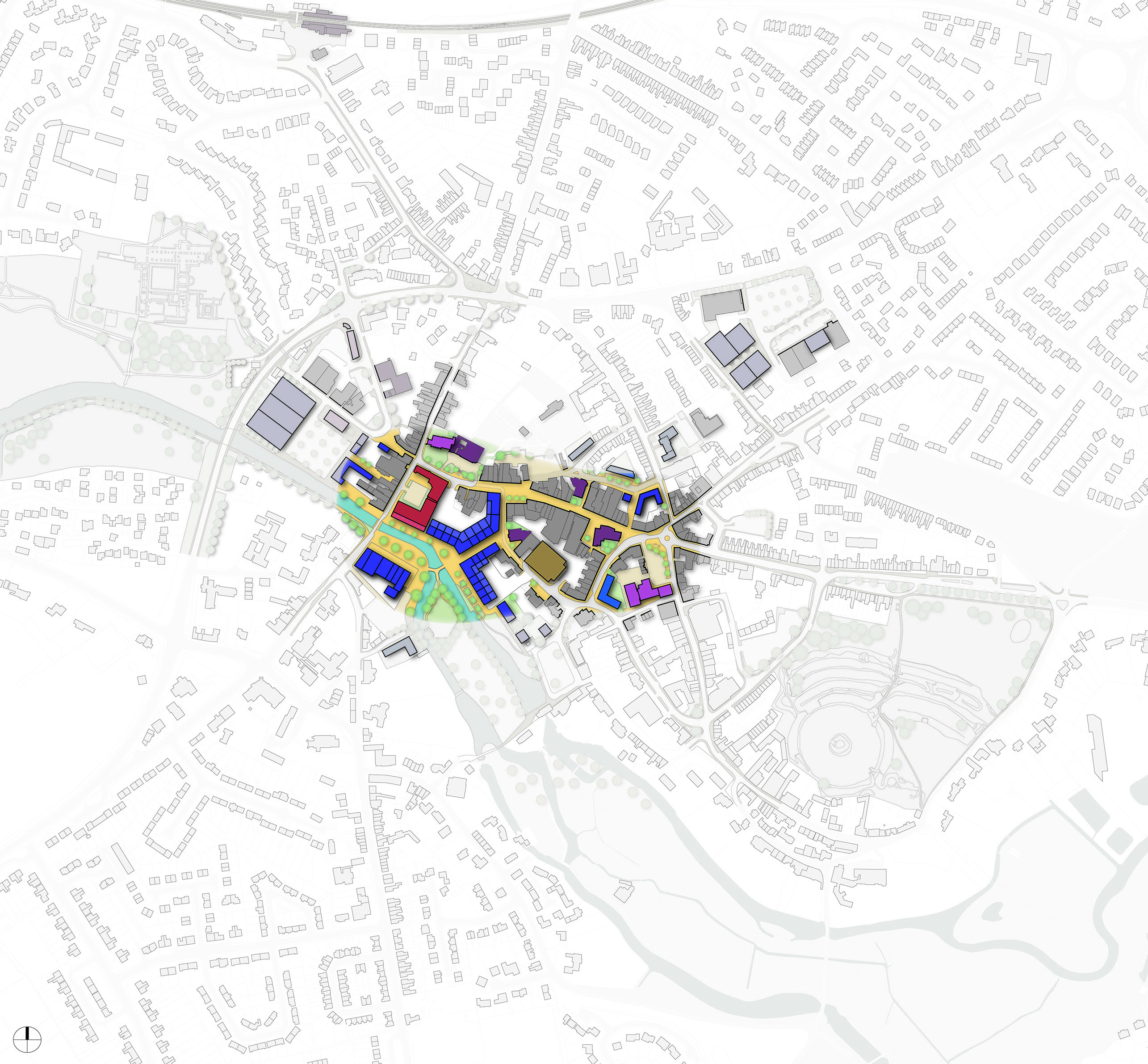 Thetford Town Centre Masterplan Allies And Morrison   PRO 808 Thetford 02 Creating A Compact Town Centre 